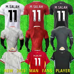 24/25 las camisetas de fútbol de los Rojos -Virgil, Díaz, Salah, Szoboszlai Editions.Premium Designs para fanáticos - Home, Away, Third Kits, Kids 'Collection.Opta de personalización de varios tamaños