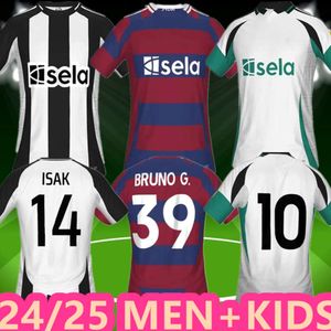 24 25 Tonali New Castle Soccer Jerseys Nufc Kids Kit 2024 2025 BRUNO G. WILSON SAINT MAXIMIN ISAK UNITEDS FOOTBALLS GOOT GENEREUER Set Fan Player Version