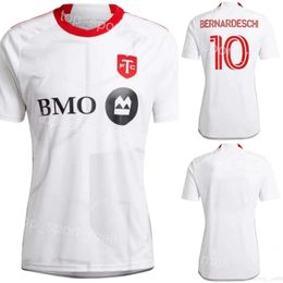 24 25 Toronto FC Voetbal 10 Alejandro Pozuelo Jersey 21 Jonathan Osorio 23 Brandon Servania 28 Raoul Petretta 9 Ayo Akinola 29 Deandre Kerr Voetbalshirttenues