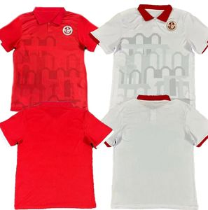 24-25 Tunesië Voetbalshirts Thaise kwaliteit lokale online winkel kingcaps dhgate 11 KHENISSI 12 MAALOUL 23 SLITI 7 MSAKNI 10 HANNIBAL sportgroothandel populair