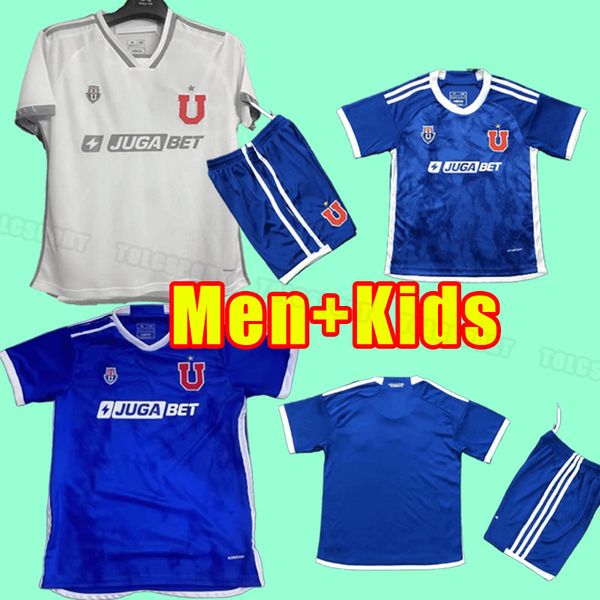 24 25 Universidad de Chile Mens Soccer Jerseys VARGAS PALACIOS MOYA FERNANDEZ Accueil Chemise de football à manches courtes pour adultes hommes enfants à la maison