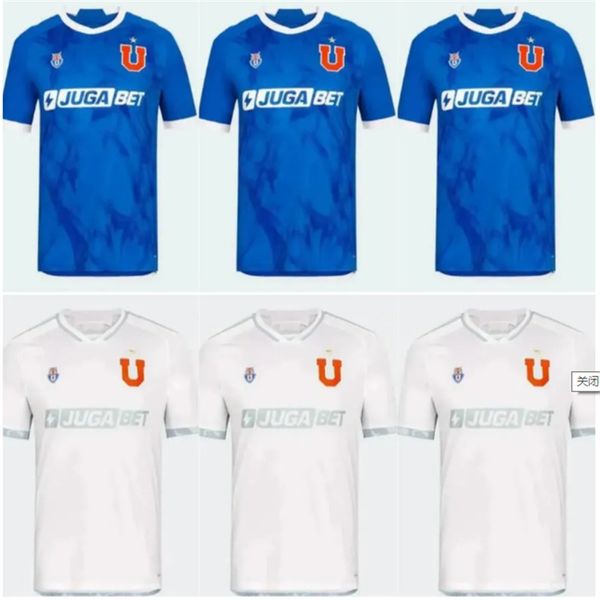 24 25 Jerseys de football de l'Université du Chili Fernandez M.Gonzalez 2024 2025 La U Universidad de Chile Football Shirt Men Kids Kit