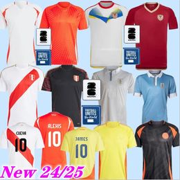 24 25 Uruguay Perú Chile Venezuela Colombia Soccer Jersey 2024 Camisa del equipo nacional G.de Arrascaeta F.Valverde R.Araujo L.Suarez Men Kids Football Uniform