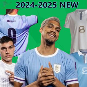 24 25 Maillot de football Uruguay 24/2025 L.SUAREZ E.CAVANI N.DE LA CRUZ Maillot de l'équipe nationale G.DE ARRASCAETA F.VALVERDE R.ARAUJO R.BENTANCUR Uniforme de football