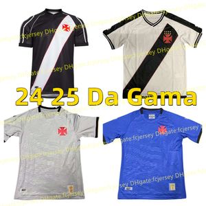 24 25 Vasco Da Gama Voetbalshirts voor heren RANIEL G. PEC JUNINHO GETULIO thuis uit treinkleding shirt korte mouwen uniformen voor volwassenen maillot de foot kits camiseta futbol