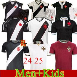 24 25 Vasco da Gama voetbalshirts 2024 2025 Alex Teixeira Medel Marlon Gomes PAYET MORATO SEBASTIAN LGBTQIA thuis weg heren voetbalshirt voor kinderen