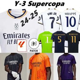 24 25 VINI JR Soccer Jerseys Bellingham Fans Player Version Camavinga Tchouameni Valverde Asensio Modric Real Madrid 2024 2025 Chemise de football Hommes Kits Enfants 31 99