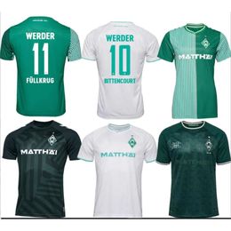 24 25 Werder Bremen Special Soccer Jerseys Hoe diep is uw liefde Ducksch Bittencourt Friedl Veljkovic Schmid Agu Jersey voetbal Shirts Men Kids Kit