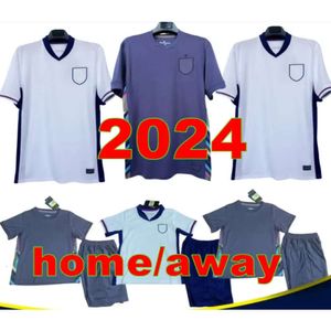 24 25Euro Cup Englands Jersey Bellingham Home Away Soccer Jerseys RICE SAKA FODEN RASHFORD STERLING STONES GREALISH KANE Hommes Enfants Fans Joueur Maillot de Football Kit 428