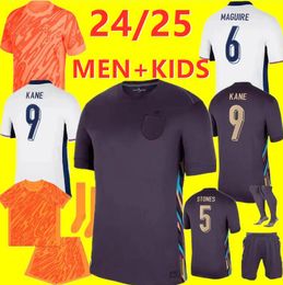 24 25 Eeuro Cup Englands Jersey Kane Foden Soccer Jerseys Home National Rashford Saka Sterling Barkley Sancho Mount Grealish Men Kids Kit Football Uniforms888