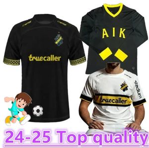 24 AIK Solna voetbalshirts Stockholm Speciale beperkte editie Fischer Hussein Otieno Guidetti Thill Tihi Haliti 132 jaar geschiedenis 23 24 Jersey voetbal shirts man89