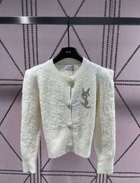 Cardigan tricoté artisanal froissé, poitrine, accessoires de travail lourd, mode tempérament polyvalent, 24 automne, 6632ESS