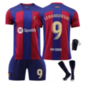 24 Barcelona Jersey 9 Lewandowski Jersey 8 Pedri 30 Gavi 10 Messis Childrens voetbaljersey set