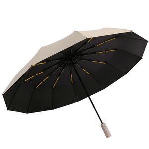 Parapluie à 24 os pliable entièrement automatique, pare-soleil élargi, Protection solaire et Protection UV, pour hommes et femmes