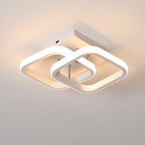 24 cm plafondlamp led spoelmontage lichten metaal moderne stijl geschilderde afwerkingen