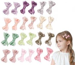 24 kleuren baby meisje haaraccessoires mode lolita stijl polka dots boog barrettes meisje baby haaraccessoires hoofdband