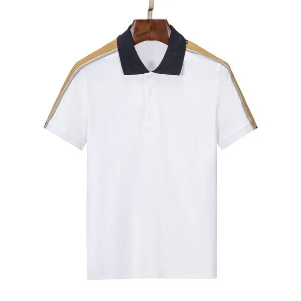 24 couleurs Polo homme basique t-shirt homme poitrine broderie logo polos t-shirts d'été France marque de luxe tee homme hauts taille M--3XL