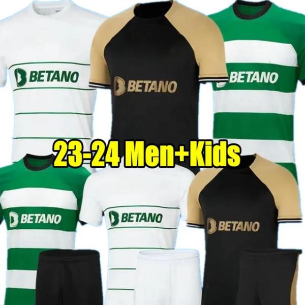 24 CP 23 Lisboa camisetas de fútbol Inicio Azul Lisboa Especial Jovane Sarabia Vietto 2023 2024 Maillot Jersey Sporting Clube De Football 20 20