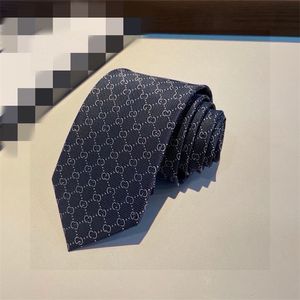 24 Fashion Men Ties Silk Tie 100% Designer Solid NecTie Jacquard Classic Letter Woven Handmade Necily For Men Wedding Casual en zakelijke stropdassen met originele doos