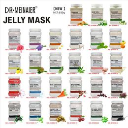 24 saveurs jelly masque masque biologique égayant le nettoyage de peluche de poudre masque d'humidité naturelle powde328j