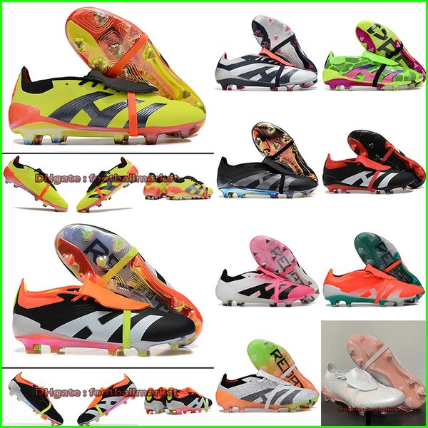 24+ pliage Tongue Elite FG Chaussures de foot