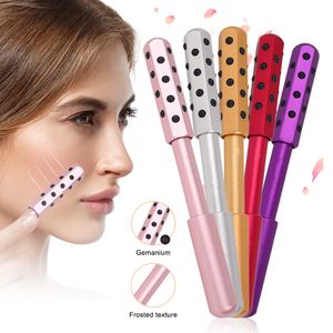 24 Germanium Face Massager Roller Draagbare Facial Balls Skin Turninging Skincare Tool voor Eyes Cheek Neck Massage Beauty