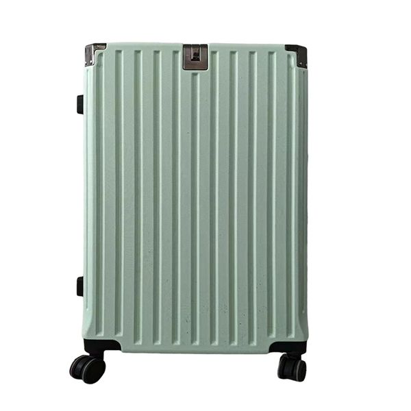 Bagage en alliage d'aluminium de stockage à domicile de 24 pouces, cadre en aluminium de grande capacité, valise en métal pur, étui avec mot de passe