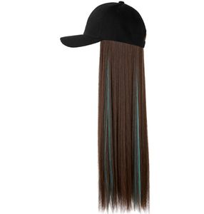 24 inch Full Lace Wig met kleurrijke highlights - Kies uit verschillende stijlen voor een modieuze look