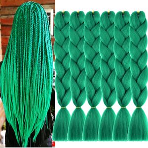 24 Inch Ombre Vlechten Haar Jumbo Vlechten Haarverlenging Voor Box Vlechten Twist haar 100 g/stks Hot Water Seal Real zachte J1