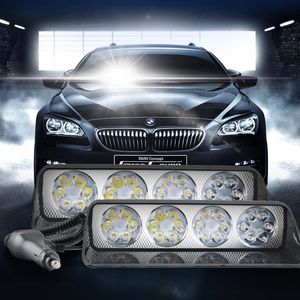 Barre lumineuse automatique 24 LED pour voiture, camion, Flash stroboscopique, éclairage de travail, feux d'avertissement d'urgence 12V ATV SUV bateau camion tout-terrain