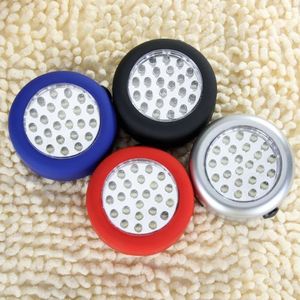 Torches 24 LED Coloré Portable Crochet Camping Lampe Lanterne Suspendue Poche Clip-On 24LED 4 couleurs