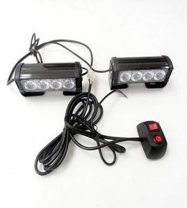 24 luces estroboscópicas LED para camiones Jeep SUV Cars 12v Amber Amber Improoning Emergency Car Light8797328