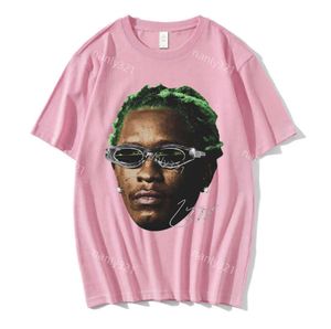 24 T-shirts pour hommes Rappeur Young Thug Graphic T Hommes Femmes Mode Hip Hop Street Style Tshirt Été Casual T-shirt à manches courtes T-shirt surdimensionné Tendance de la mode