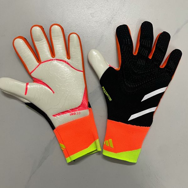 24 nouveaux gants de gardien de but Protection des doigts Gants de football professionnels pour hommes Gants de football de gardien de but épaissis pour adultes et enfants