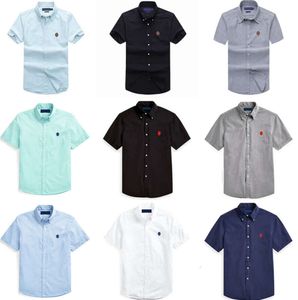 24 Nieuwe Kleine Heren Dames Casual Shirts Ontwerpers Mode Overhemd Ralphs Polo's T-shirts T-shirts Tops Heren tShirt Luxe Kleding Mouw Laurens Kleding 6919ess