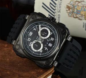 24% OFF montre montre BR modèle Sport bracelet en caoutchouc Quartz cloche luxe multifonction affaires en acier inoxydable homme Ross montre-bracelet