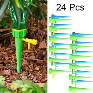 24 paquets de dispositifs d'arrosage automatiques pour abreuvoirs de plantes avec dégagement lent