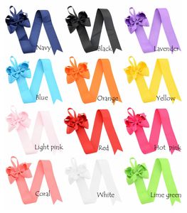 24 stks / partij, Twist Ribbon Bow Holder, Bows Keeper, Haar Accessoire Organisator voor verjaardagscadeau