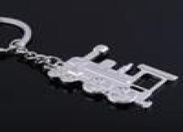 24 PCSlot Locomotive Key Chain Ring Llavero Train Loco Chaveiro Keyring Key Holder Keychain Steam Train Bulk Whole1129762