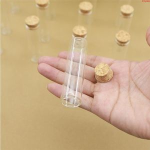 24 stuks 20 ml 22*80mm Kurk Flacon Glazen Flessen Reageerbuis Stopper Mini Spice Container Tiny DIY potten Kleine glazen Bottlehigh qualtity Enfma