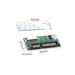 24 pin ZIF a 22 pines de adaptador de convertidor SATA 1.8 pulgadas LIF a 2.5 pulgadas SATA 24 PIN SATA Lif Conector Adaptador PCB para Mac