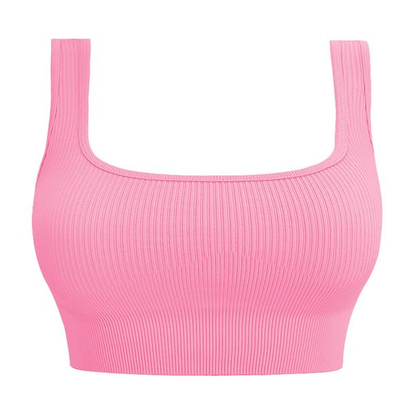 24 sports Conjunto de yoga tipo U, camisetas sin mangas con alineación trasera, ropa de gimnasio para mujer, sujetador deportivo ajustado desnudo para correr, ropa interior hermosa para Fitness, chaleco, camisa 0