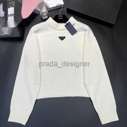 24 lente nieuwe PPA damesontwerperskleding truien van hoge kwaliteit Trui gebreid uitloper dames herfst winter warm houden truien ontwerp trui Gebreide TOP Designer tops