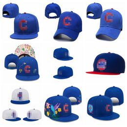 24 estilos Gorras Cubses- C letra Cap Casquette Gorras de béisbol Hombres Marca Mujeres Hueso Snapback sombreros para adultos