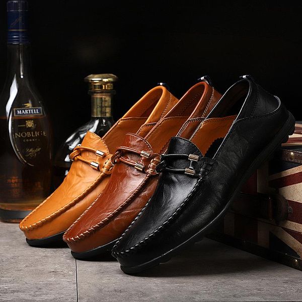 24 stili in vera pelle Designer di lusso Scarpe casual stringate o slip-on da uomo Scarpe eleganti Scarpe comode Scarpe da guida per auto