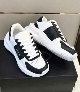 24 Topmerk Heren Prax 01 Sneakers Schoenen!! Lage top kalfsleer skateboard wandelen zwart wit casual sport chaussures de espadrilles korting trainers EU38-46