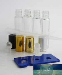 24 x 10 ml doorzichtige rolflessen voor etherische oliën met glas en metalen sleutel inbegrepen2185507
