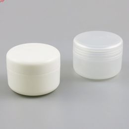 24 x 250 g Wit Clear Plastic PP Powder Sample Jar Case Make Cosmetische Reizen Lege Nail Art Jarjar