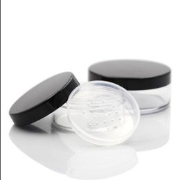 24 x 30g 50g lege poedercontainers met zeef voor cosmetisch poeder, zeef plastic pot losse poeder blikken doos pot groothandel Bmfap