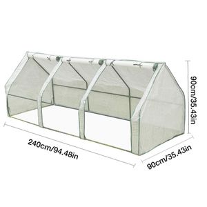 240 * 90 * 90 cm Couverture de serre en art à la serre en arme-couverture Simple Greenhouse Couverture pour le support d'hiver en plein air non inclus